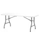 Location de table rectangulaire polyethylène Dimensions 183x76 cm